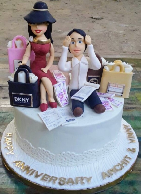 Shopaholic Cake- Order Online Shopaholic Cake @ Flavoursguru